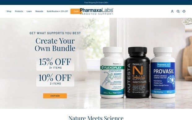 Pharmaxa Labs storefront