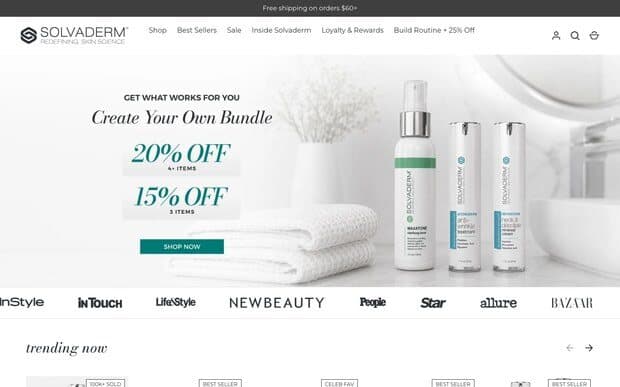 Solvaderm storefront