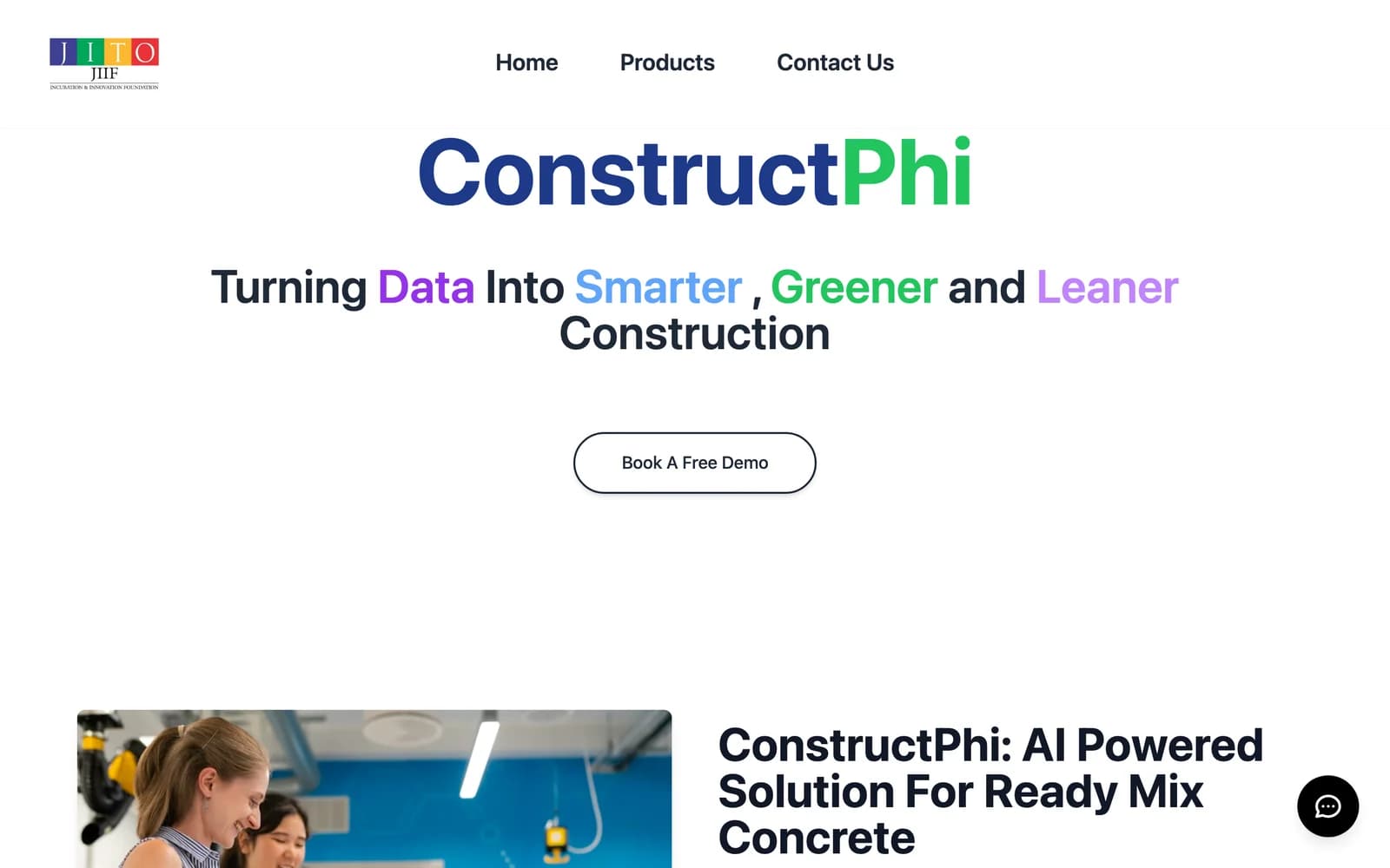 ConstructPhi — live site