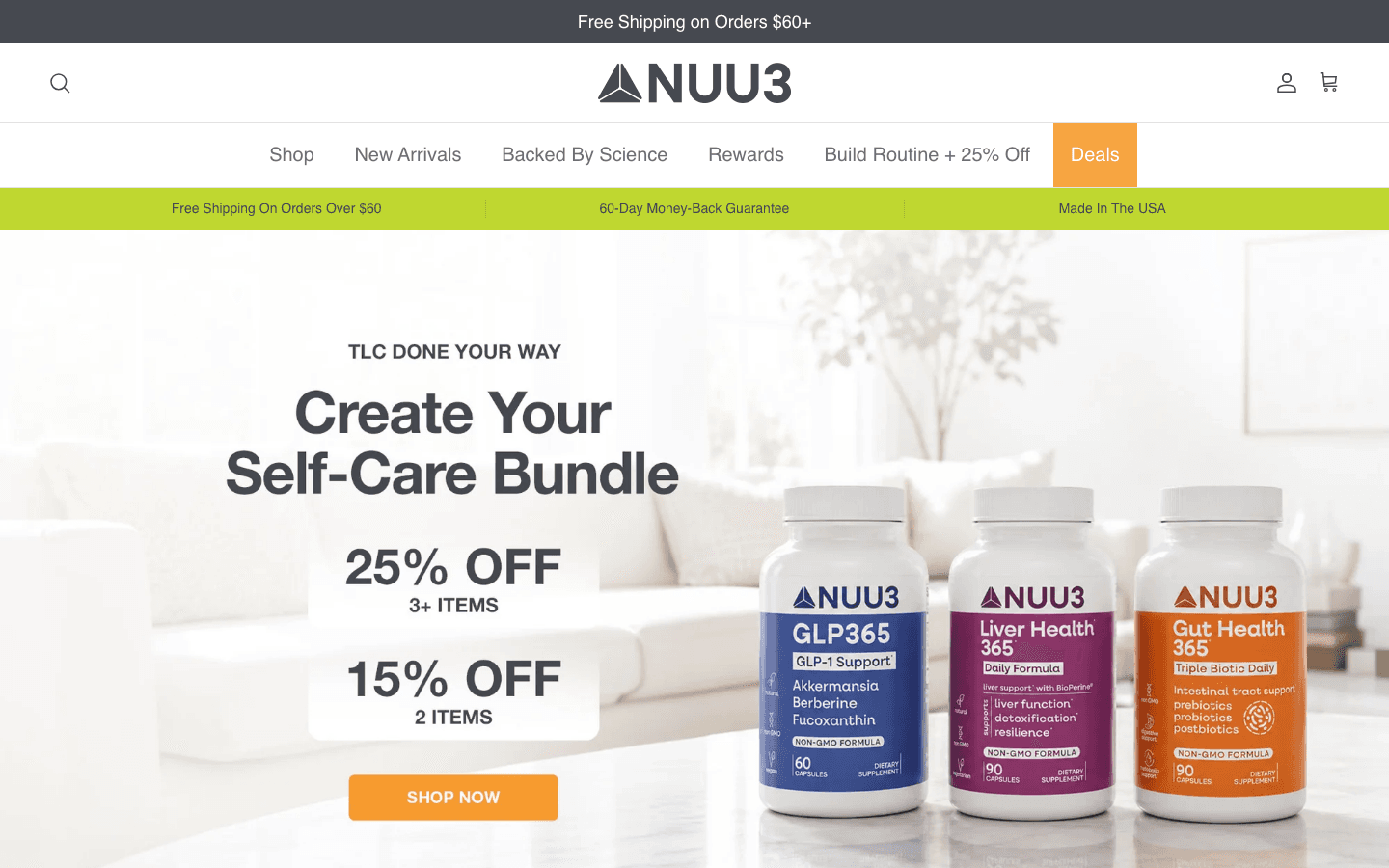Nuu3 — live site