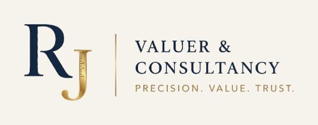 RJ Valuer & Consultancy logo lockup